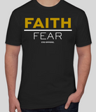 FAITH over Fear Unisex Crew Tee - GOLD